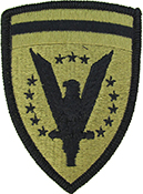 Army European Command OCP Scorpion Shoulder Sleeve Patch With Velcro